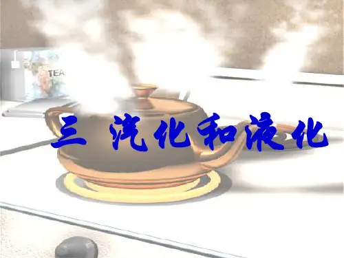 人教版八年级物理上3.3汽化和液化(共42张PPT)