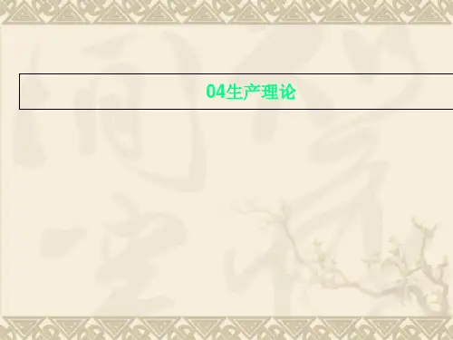 04生产理论
