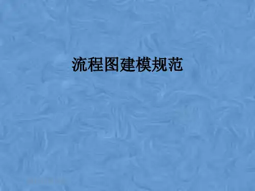 流程图建模规范