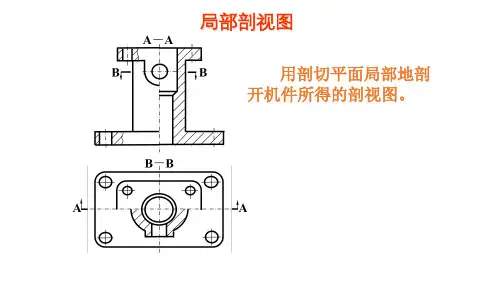 机械识图与公差配合课件-局部剖视图和局部放大图