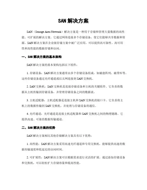 SAN解决方案