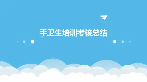 手卫生培训考核总结