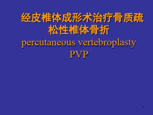 椎体成形讲课ppt课件