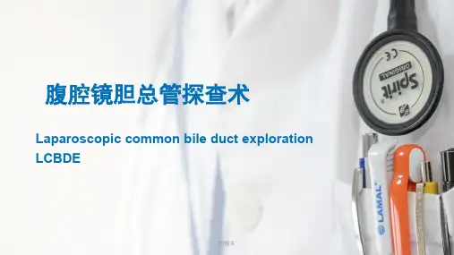 腹腔镜胆总管探查术(肝胆知识)