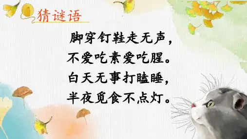 第17课《猫》课件