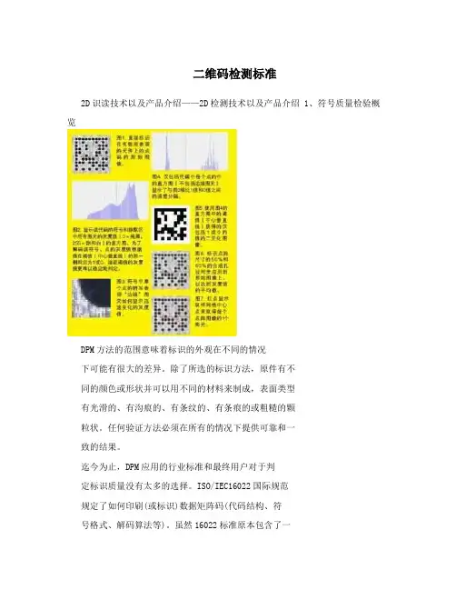 二维码检测标准