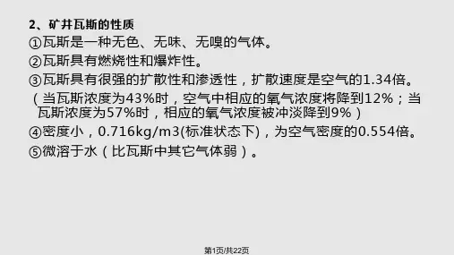 矿井瓦斯检查PPT课件