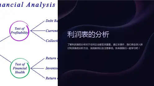 《利润表的分析》课件