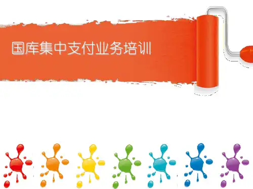 国库集中支付业务培训