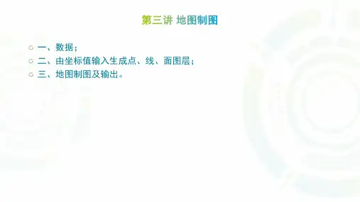 第三讲 ArcGIS入门：地图制图
