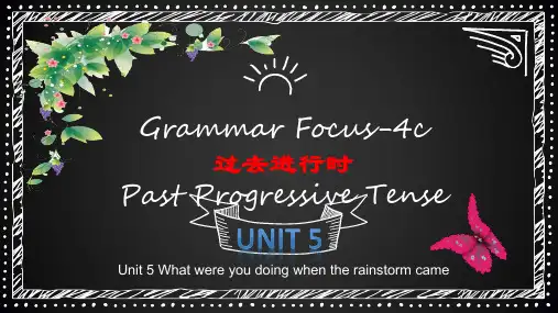 人教版八年级下册Unit 5 What were you doing when课件(共19张PPT)
