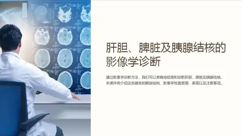 肝胆、脾脏及胰腺结核的影像学诊断课件