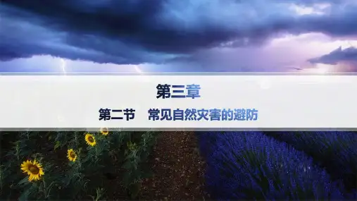 中图版高中地理必修第一册精品课件 第3章 常见自然灾害的成因与避防 第2节 常见自然灾害的避防
