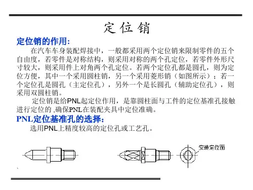 定位销-车身夹具详解