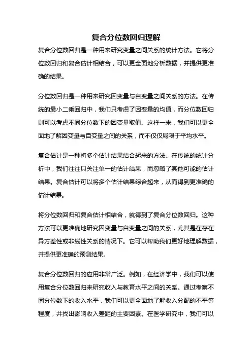 复合分位数回归理解
