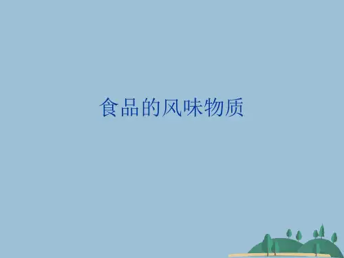 食品的风味物质