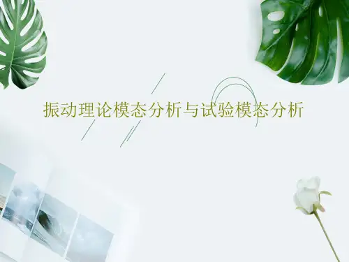 振动理论模态分析与试验模态分析共80页PPT