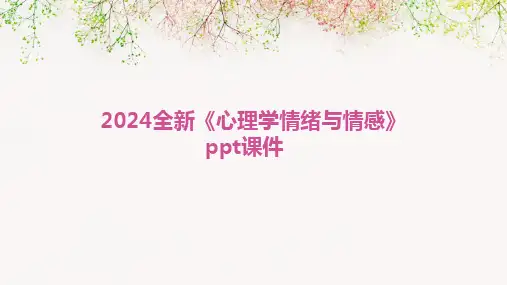 2024版全新《心理学情绪与情感》ppt课件