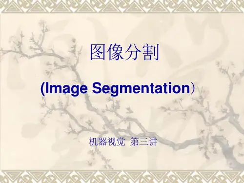 图像分割第三讲课件