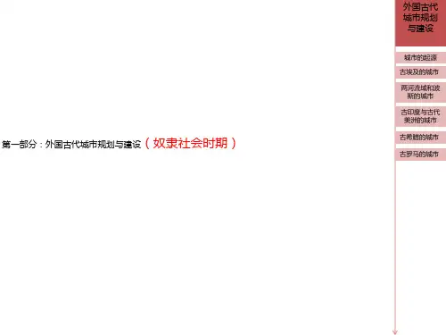 外国城市建设史古代部分