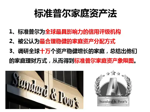 标准普尔家庭资产象限图