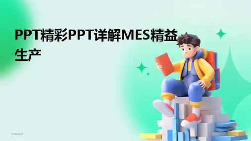 2024年度PPT精彩PPT详解MES精益生产