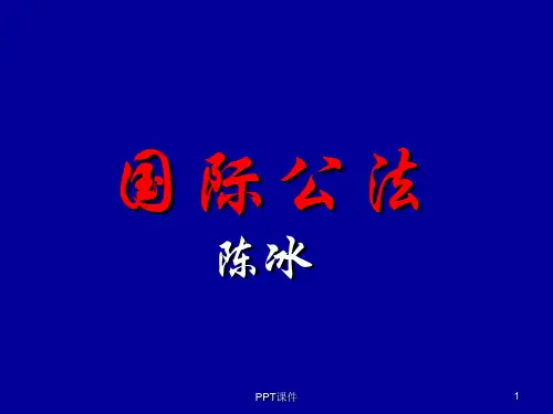 国际公法  ppt课件