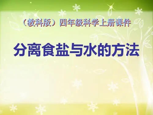 《分离食盐与水的方法》溶解PPT课件5