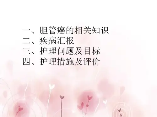 胆管癌的护理查房ppt课件