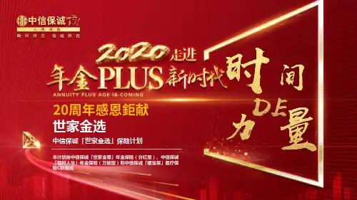 保险：中信保诚2020世家金尊产品背景保险理念介绍案例67页