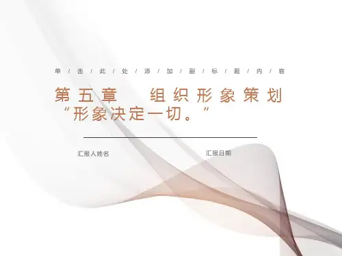 组织形象策划