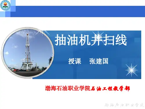 抽油机井扫线ppt