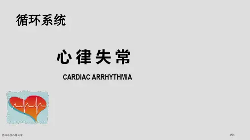 循环系统心律失常