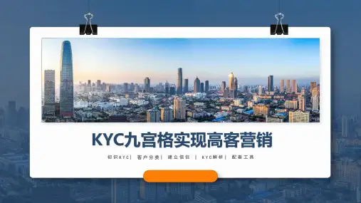 31页金融证券保险顾问式营销KYC九宫格实现高客营销专题培训课件