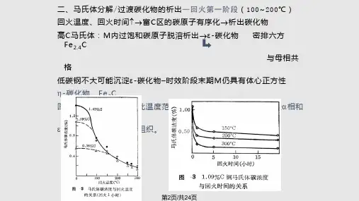 钢的回火转变.pptx