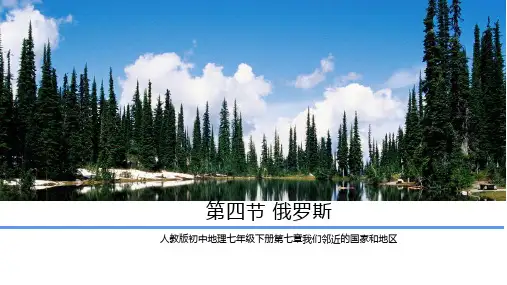 7-4 俄罗斯 课件-2022-2023学年七年级地理下学期人教版