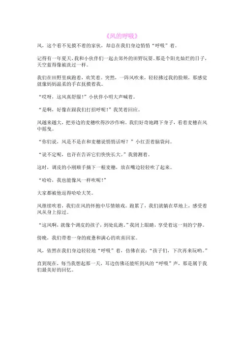 《风的呼吸》