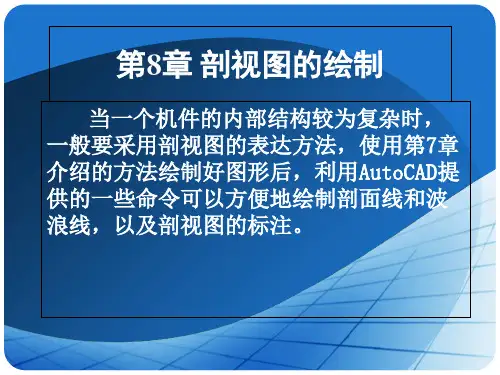CAD剖视图的绘制 PPT