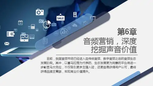 新媒体营销PPT课件(共12章)第6章音频营销,深度挖掘声音价值
