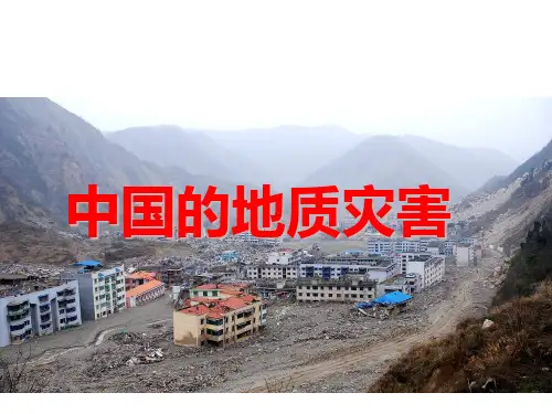 中国的地质灾害(正泰上课)ppt课件