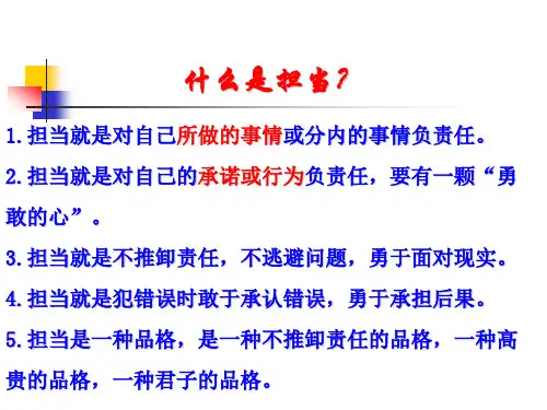 什么是担当