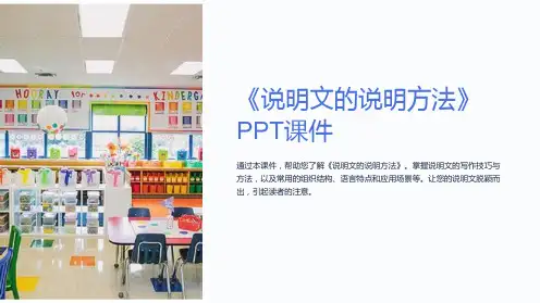 《说明文的说明方法》课件