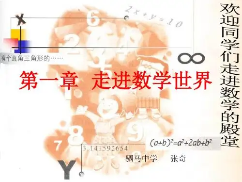 华师大版七年级上册第一章走进数学世界精选PPT课件