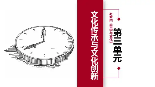 第三单元文化传承与文化创新(复习课件)高二政治(必修4)