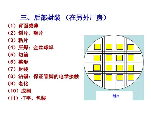 SOC材料与工艺2(光刻胶非光学光刻刻湿