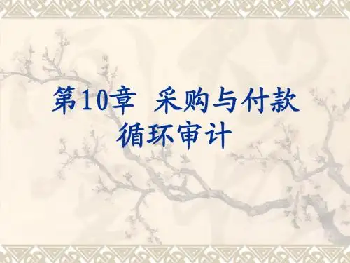 第10章 采购与付款循环审计