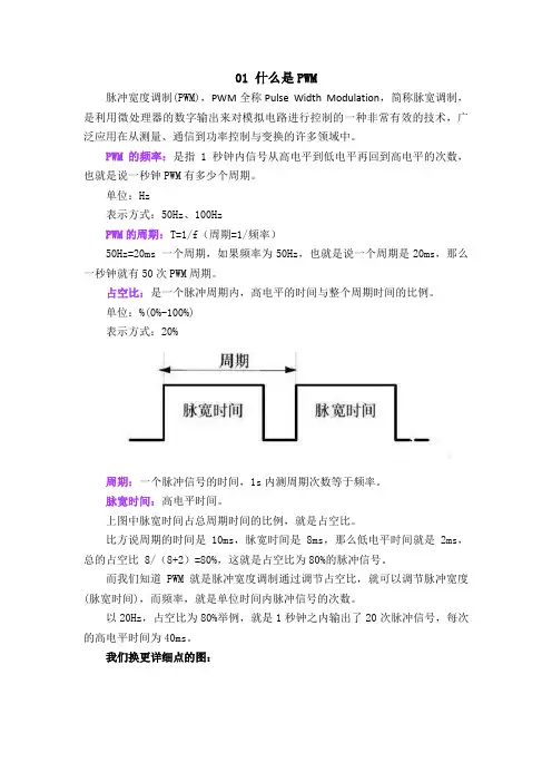 电子基础知识-PWM