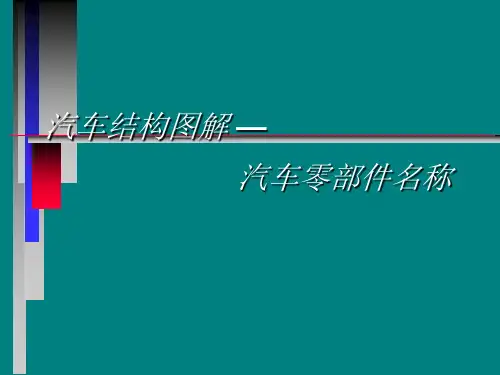 汽车零部件名称与图解