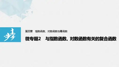 21-22版：微专题2　与指数函数、对数函数有关的复合函数（步步高）