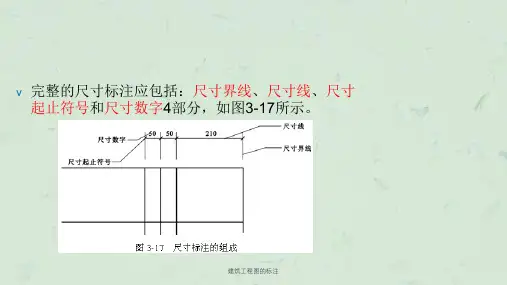 建筑工程图的标注课件